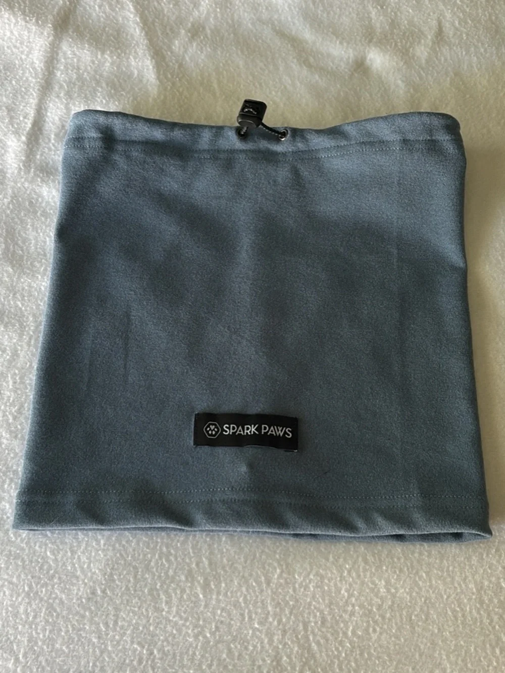 Dog Navy Blue Ear/Neck Protector Soft Fabric Size L